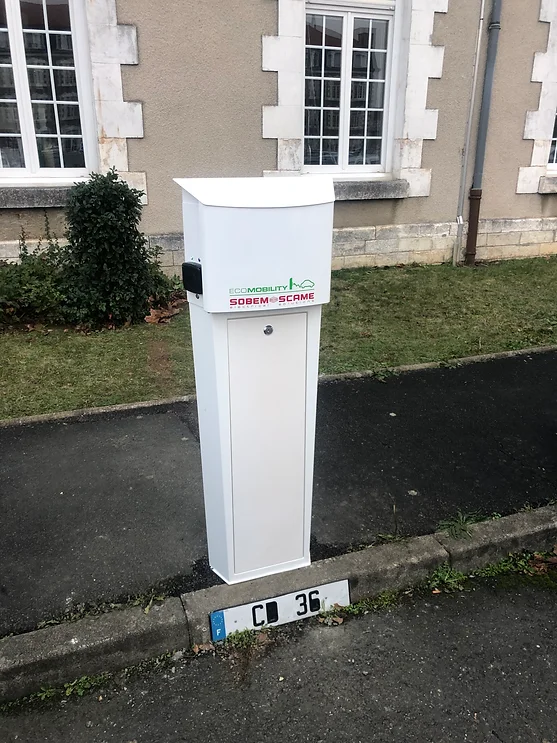 Mise en place de borne de recharge Indre