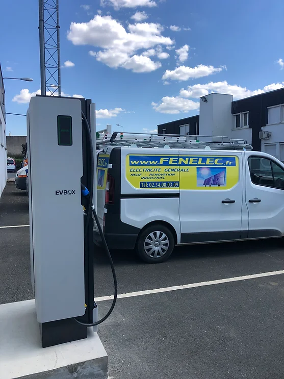 Mise en place de borne de recharge Indre